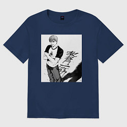 Футболка оверсайз женская Эйкити Онидзука учитель, цвет: тёмно-синий