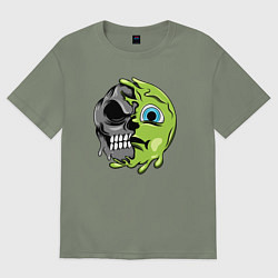 Футболка оверсайз женская Green smile, цвет: авокадо