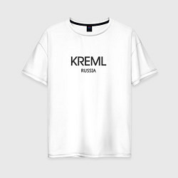 Футболка оверсайз женская Kreml, цвет: белый