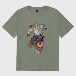 Футболка оверсайз женская Comixdude, цвет: авокадо