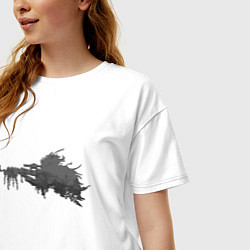Футболка оверсайз женская Я куст снайпер, цвет: белый — фото 2