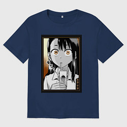 Женская футболка оверсайз Не издевайся Нагаторо Хаясэ