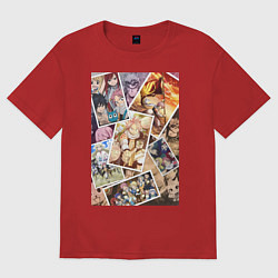 Футболка оверсайз женская Хвост Феи Венди Марвелл, цвет: красный