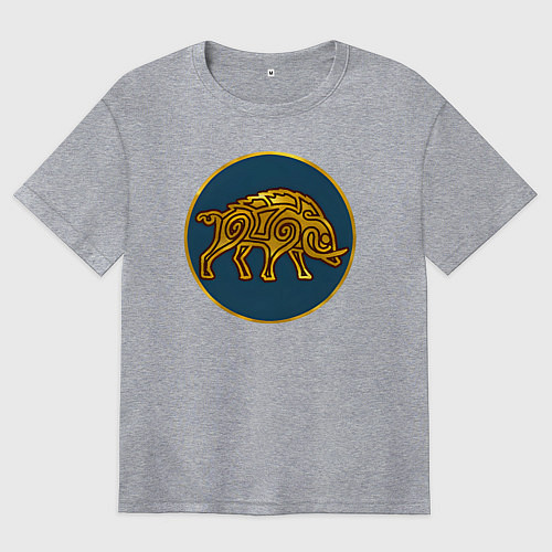 Женская футболка оверсайз Пикты из Total War: Attila / Меланж – фото 1