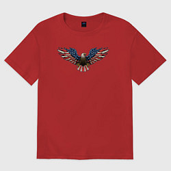 Женская футболка оверсайз USA eagle