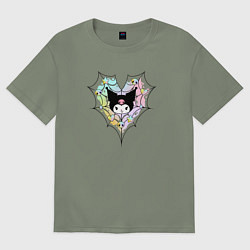 Футболка оверсайз женская Паутина Куроми, цвет: авокадо