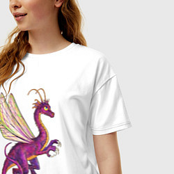 Футболка оверсайз женская HOMM3 Faerie Dragon, цвет: белый — фото 2