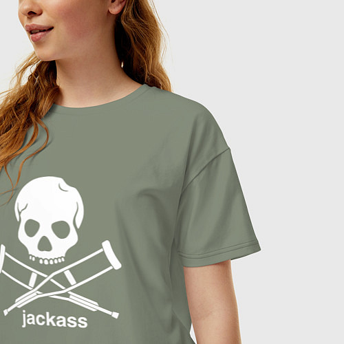 Женская футболка оверсайз Чудаки / Авокадо – фото 3