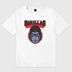 Футболка оверсайз женская Gorillas MMA, цвет: белый