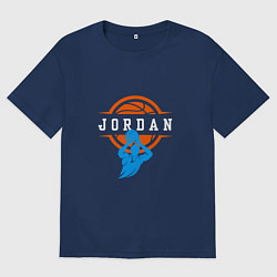 Футболка оверсайз женская Отсылка к виртуозу, цвет: тёмно-синий