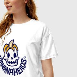 Футболка оверсайз женская Банановые головы, цвет: белый — фото 2