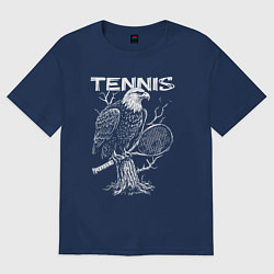 Футболка оверсайз женская Орел теннис, цвет: тёмно-синий