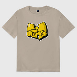 Футболка оверсайз женская Wu-Tang bubble, цвет: миндальный
