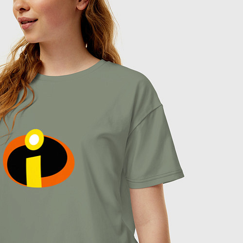 Женская футболка оверсайз Суперсемейка / Авокадо – фото 3