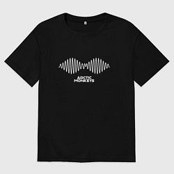 Женская футболка оверсайз Arctic Monkeys logo