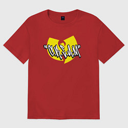 Футболка оверсайз женская Wu-Tang Clan cream, цвет: красный