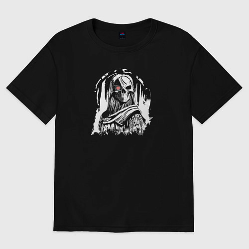 Женская футболка оверсайз Древнее мастерство / Черный – фото 1