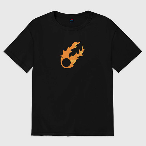 Женская футболка оверсайз Warhammer - Victor Saltzpyre / Черный – фото 1