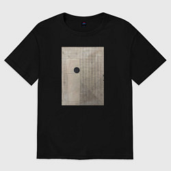 Футболка оверсайз женская No geometry, цвет: черный