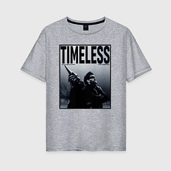 Футболка оверсайз женская Timeless, цвет: меланж