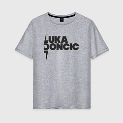 Футболка оверсайз женская Стиль Луки Дончича, цвет: меланж