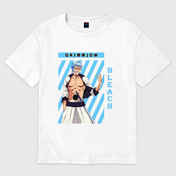 Футболка оверсайз женская Блич Гриммджоу Джагерджак, цвет: белый
