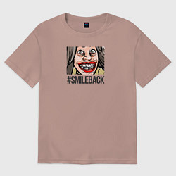 Футболка оверсайз женская Smileback, цвет: пыльно-розовый