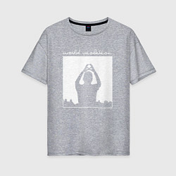 Футболка оверсайз женская Depeche Mode world violation, цвет: меланж