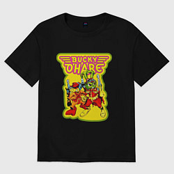 Футболка оверсайз женская Bucky ohare, цвет: черный