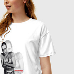 Футболка оверсайз женская Underworld - trainspotting born slippy, цвет: белый — фото 2