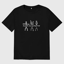 Женская футболка оверсайз Depeche Mode - Black celebration exciter tour