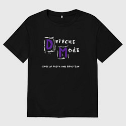 Футболка оверсайз женская Depeche Mode - Sofad release, цвет: черный