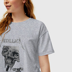 Футболка оверсайз женская Metallica The Unforgiven, цвет: меланж — фото 2