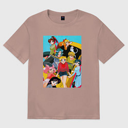 Женская футболка оверсайз Sailor Moon car