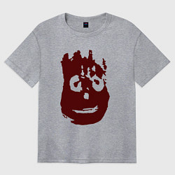 Футболка оверсайз женская Изгой - Уилсон, цвет: меланж