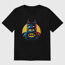 Футболка оверсайз женская Batman look, цвет: черный