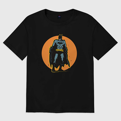 Женская футболка оверсайз Cool Batman / Черный – фото 1