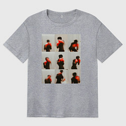 Футболка оверсайз женская Боксер фотографии, цвет: меланж