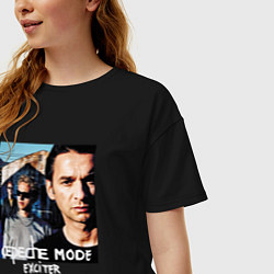 Футболка оверсайз женская Depeche Mode Exciter Tour, цвет: черный — фото 2