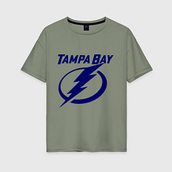 Футболка оверсайз женская HC Tampa Bay, цвет: авокадо