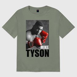 Футболка оверсайз женская Mike Tyson, цвет: авокадо