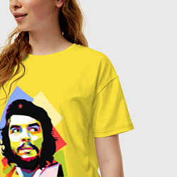 Футболка оверсайз женская Che Guevara Art, цвет: желтый — фото 2