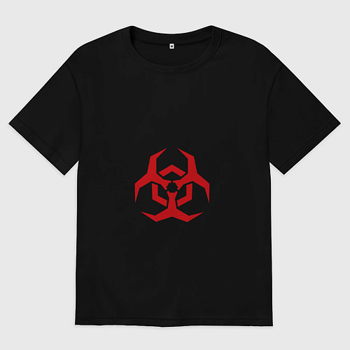 Женская футболка оверсайз Двенадцать обезьян / Черный – фото 1