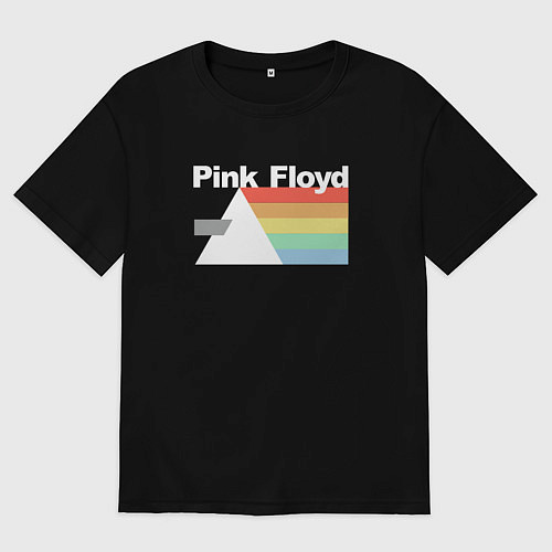 Женская футболка оверсайз Pink Floyd / Черный – фото 1