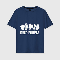 Футболка оверсайз женская Deep Purple, цвет: тёмно-синий