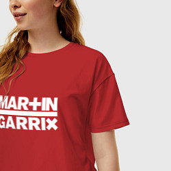 Футболка оверсайз женская Martin Garrix, цвет: красный — фото 2
