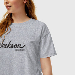 Футболка оверсайз женская Jackson Guitars, цвет: меланж — фото 2