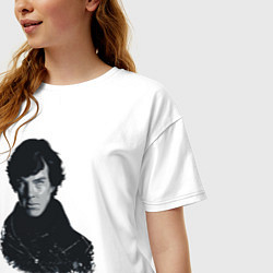 Футболка оверсайз женская Sherlock Art, цвет: белый — фото 2
