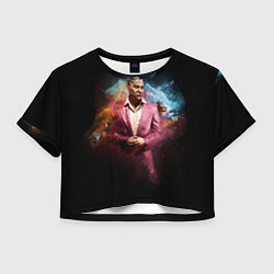 Футболка 3D укороченная женская Far Cry 4: Spray, цвет: 3D-принт