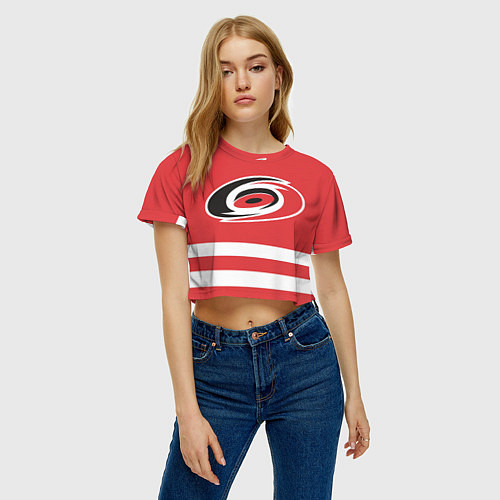 Женский топ Carolina Hurricanes / 3D-принт – фото 3